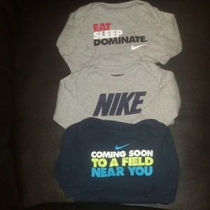 3 Nike Onesies